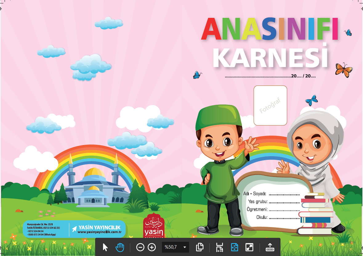 Anaokulu%20Karnesi%20Kız%20Çocuk%20Pembe