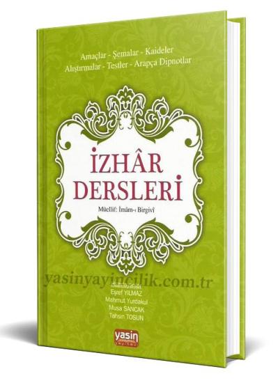 İzhar Dersleri Karton Kapak