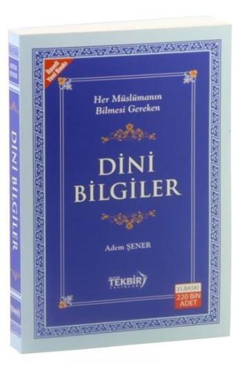 adem şener dini bilgiler karton kapak İTHAL kağıt